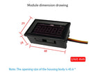 5-Digit High Precision DC Digital Voltmeter Panel Meter Head, 0-99.999V (100V), RS485 Modbus RTU Online, LED Display DIY Module
