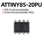 1/5/10PCS ATtiny85-20PU DIP-8 ATTINY85 DIP8 85-20PU ATTINY85-20 20U TINY85 DIP 8-bit AVR Microcontroller Chip IC New Original