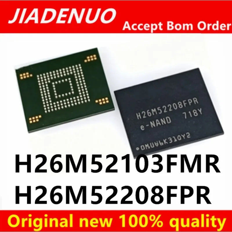 (1piece)100% New H26M52208FPR  H26M52103FMR BGA