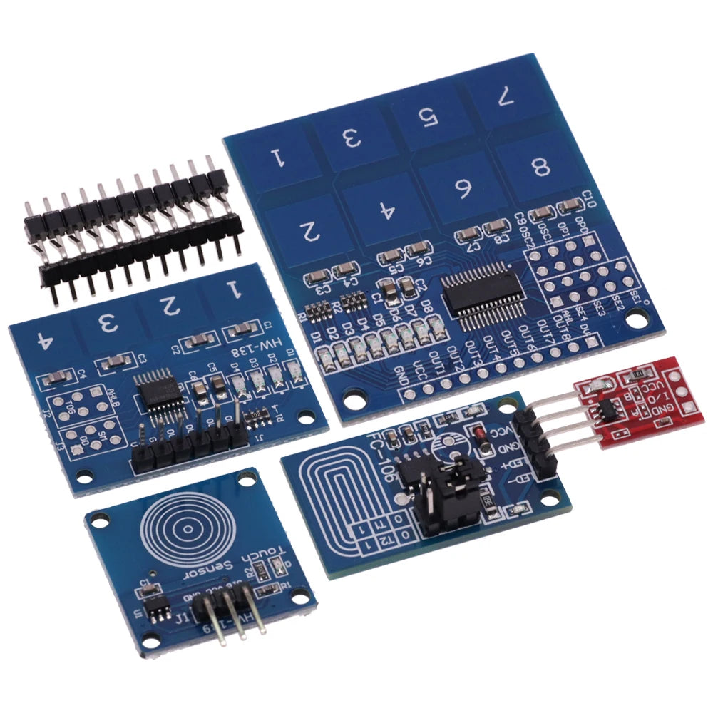 1/5/10PCS TTP223 TTP224 Touch Key Switch Module TTP226 TTP229 Touching Button Capacitive Switches Single Channel Reconstruction
