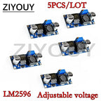 2/5PCS LM2596 LM2596S DC Buck Converter 3.0-40V To 1.5-35V Power Supply Step Down Module Fixed 3.3V,5.0V,12V DC to DC