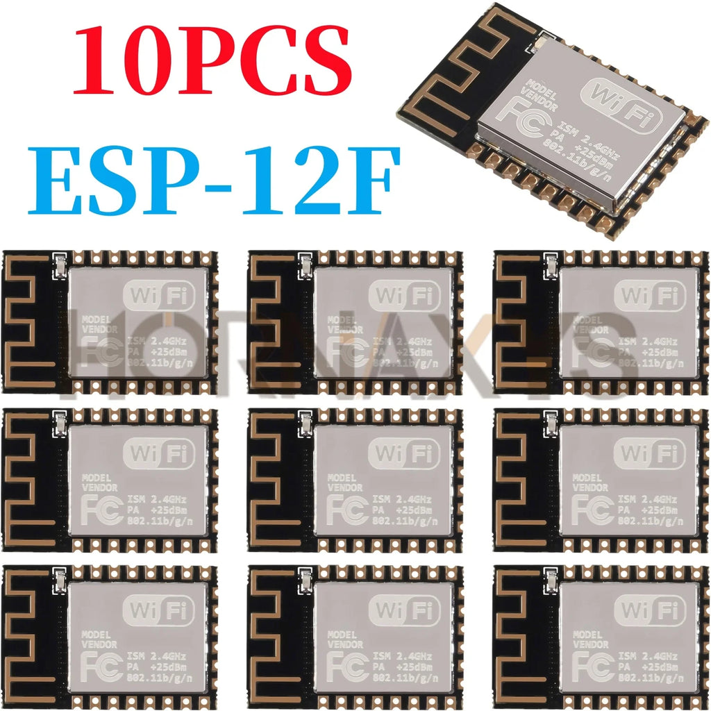 5/10pcs ESP8266 ESP-12F ESP-12E WiFi Serial Module Microcontroller 802.11N Wireless Transceiver Remote Port Network Module New