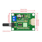 DC7-12V BLDC PWM Hall Motor Speed Controller Module 3/4 Wire Brushless Motor Driver Board Governor Volt Current Protection Board