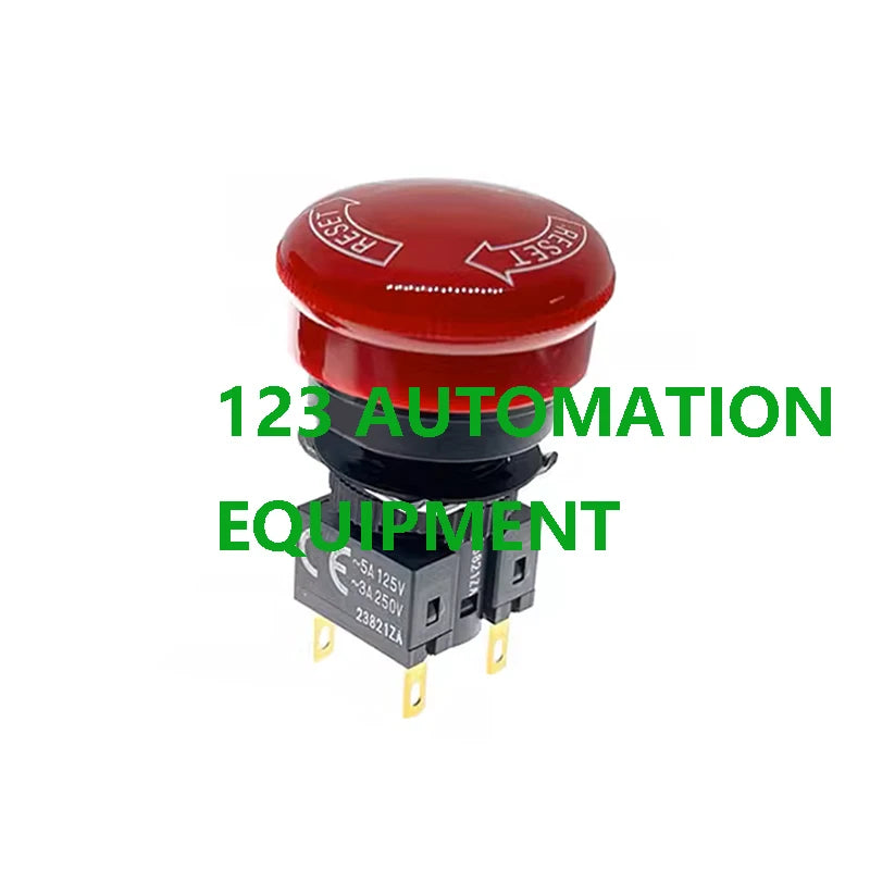 Authentic New Omron A165E-S-01 A165E-S-02 A165E-S-03U Emergency Stop Switch Sensor Pushbutton Switch Non-lighted