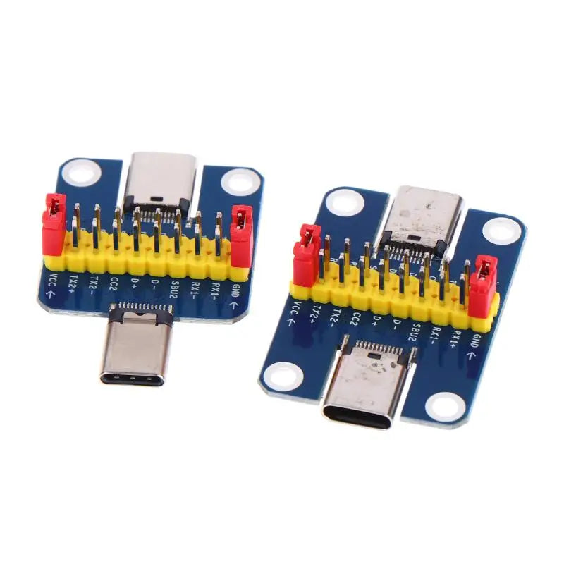 2026 NEW 1PCS Type C Male To Female USB 3.1 Test PCB Board Adapter 2.54mm Connector Socket Cable Data Transfer Test Wire Board