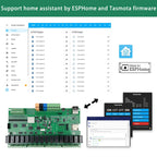 KC868-A16S 16CH ESP32 Relay Board Ethernet Wifi Switch   Home Assistant Tasmota 2/4G RTC DS3231 Module