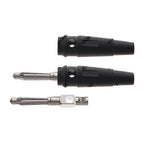 5PCS 4mm 32A High Current Solderless Screw Side Stackable Banana Plug Connector 32A 4mm