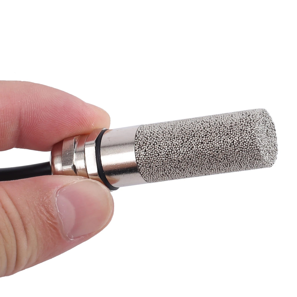 RS485 Temperature Humidity Sensor Transmitter SHT40 PE Metal Waterproof Probe -40C to 120C 0-100%RH Modbus-RTU Real-Time Monitor