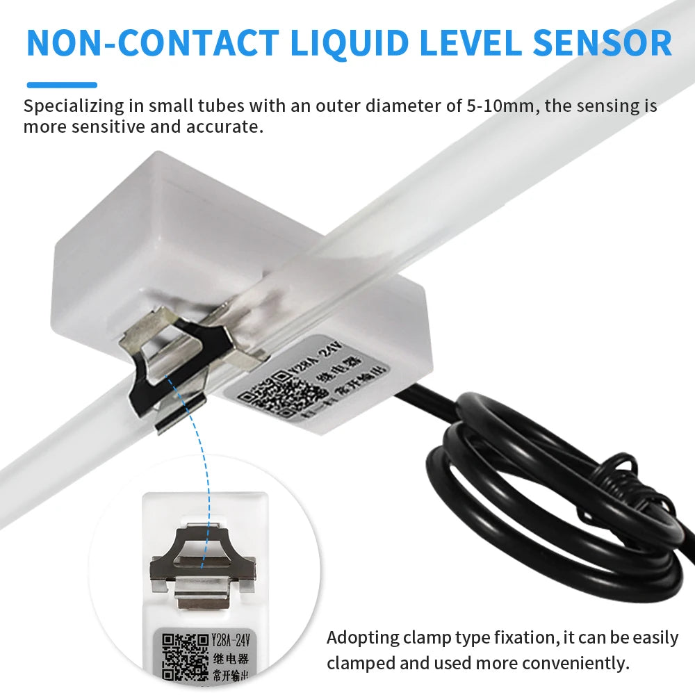 5V/12V/24V  XKC-Y28A-NC/NO/RS485 Capacitive Liquid&Water Level Sensor With XH2.54 Connector+50cm Lines for Arduino DIY Projects