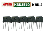 5PCS KBU2510 25A 1000V Rectifier Bridge