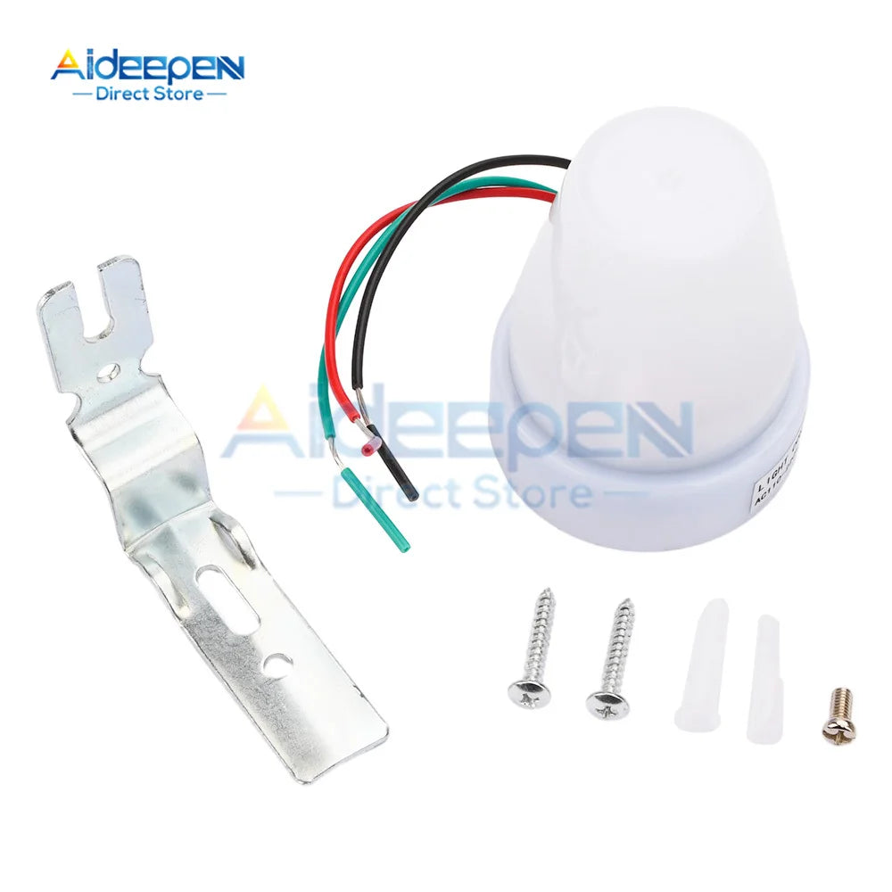 AS-22 Automatic Auto On Off Photocell Street Light Switch 110V 220V 10A Photo Control Photoswitch Sensor Switch Light Controller