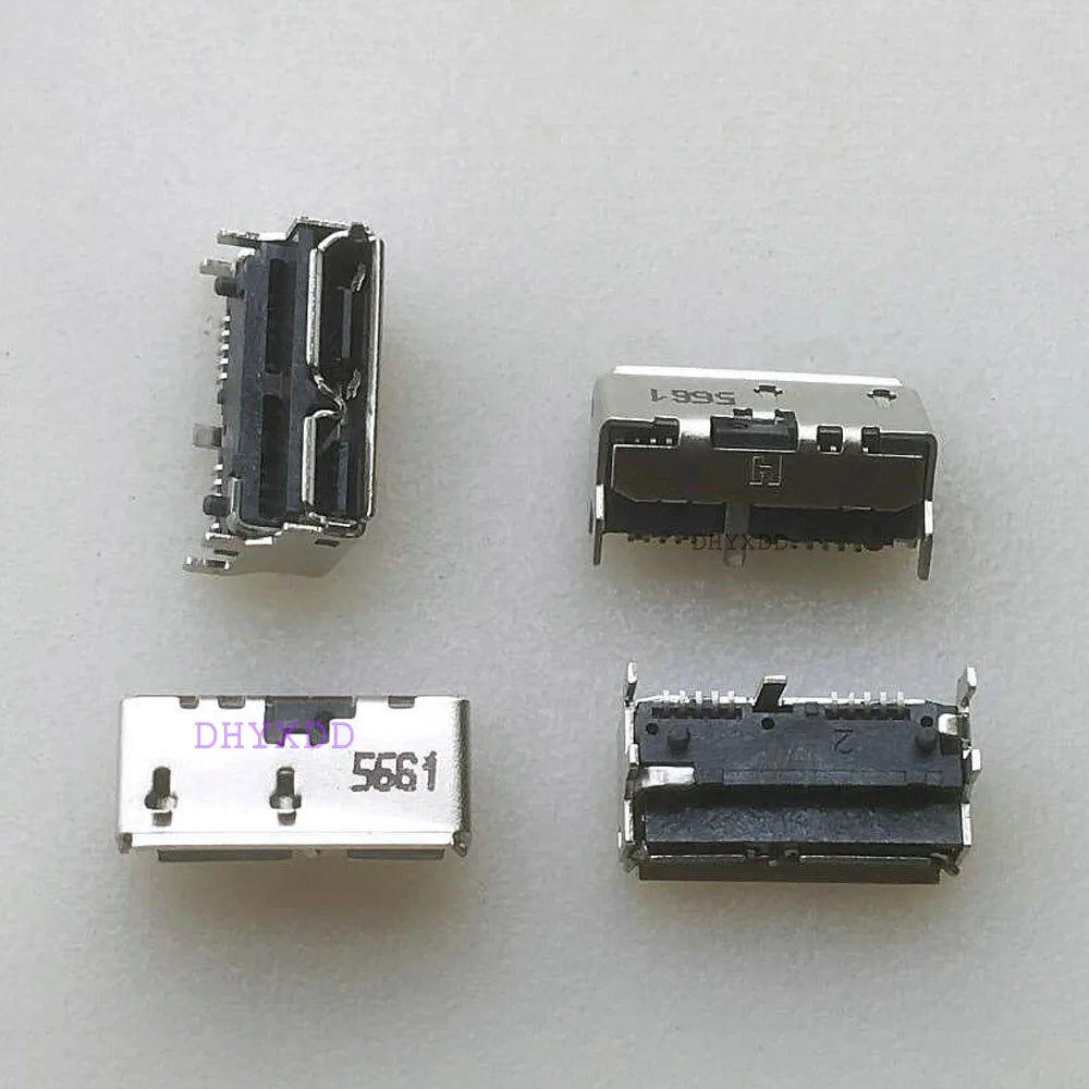 2PCS For Micro USB 3.0 Female Connector Head a For Western Digital Samsung Toshiba Mobile Hard Disk Interface Connector H5.2 mm