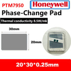 Origin Honeywell PTM7950 0.2/0.25mm Phase Change Pad 8.5W Thermal Pad Laptop/CPU/GPU Heatsink 40x40 20x30 Thermal Paste Grease
