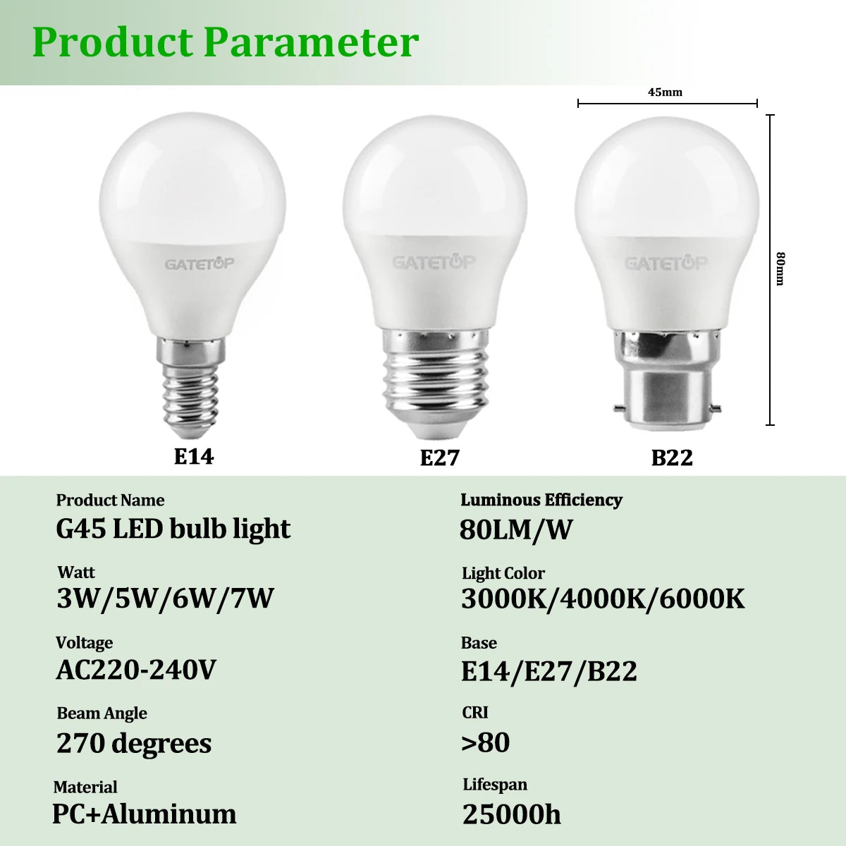 10pcs Led Mini Bulb 220V E27 E14 B22 Globe Bulb Energy Saving Lamp 3W 5W 6W 7W Led Warm Cold Light for Home Decoration