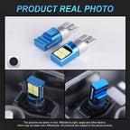 2x T10 LED Lamp W5W 168 194 LED Bulb License Plate Light 6000K Super Bright Warm White Ice Blue 3030 Car Interior Reading Lights