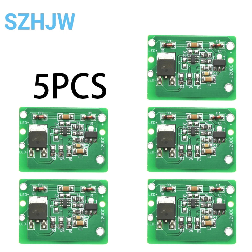 1-50PCS TTP223 Capacitive Touch Switch with Relay 6-20V 3A for Car LED Mirror Light Arduino Control