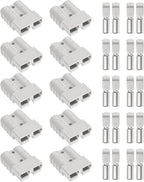 Car RV Solar System Accessory 1/2/6/10Pcs 50A Anderson Style DC Plug Connector Battery Charger Power Tool Fitting Parts