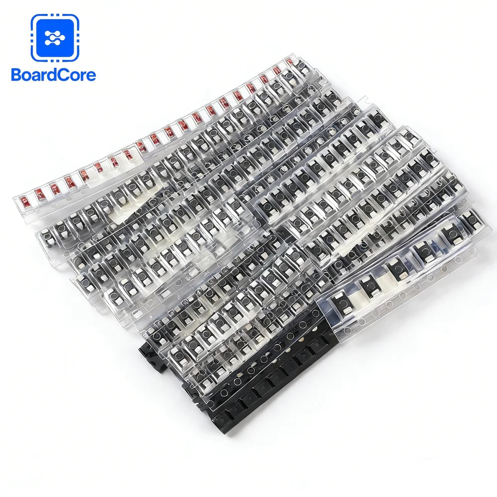 260PCS SMD Diode Assortment Kit Rectifier/Schottky/Switching Diodes M1/M4/M7/SS14/SS24/RS1M/US1M/SS34/SS54/BAT54C/BAT54S/LL4148