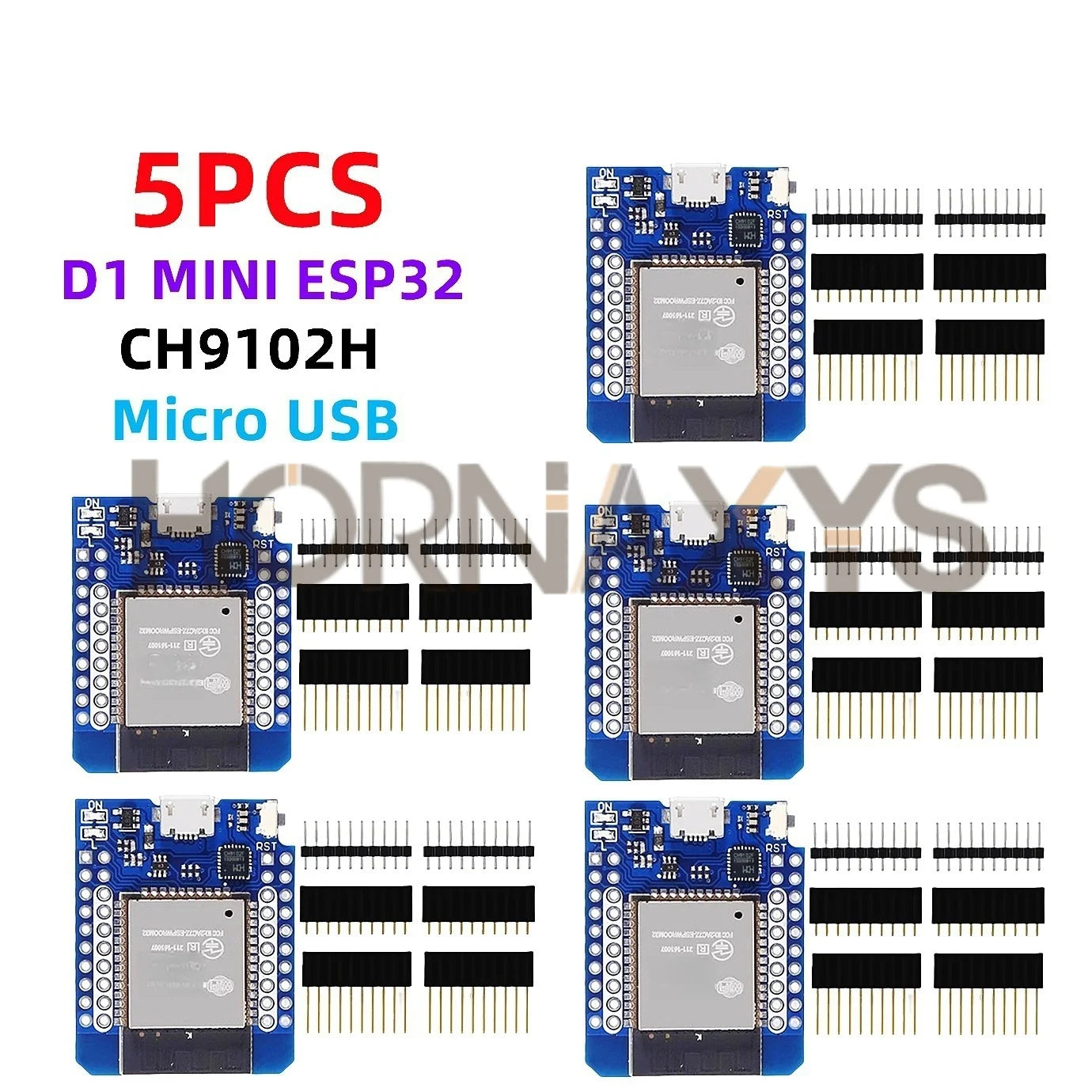 1-10PCS/ D1 Mini LIVE ESP32 ESP-32 WiFi+Bluetooth Internet of Things Development Board based ESP8266 Fully Functional TYPE-C