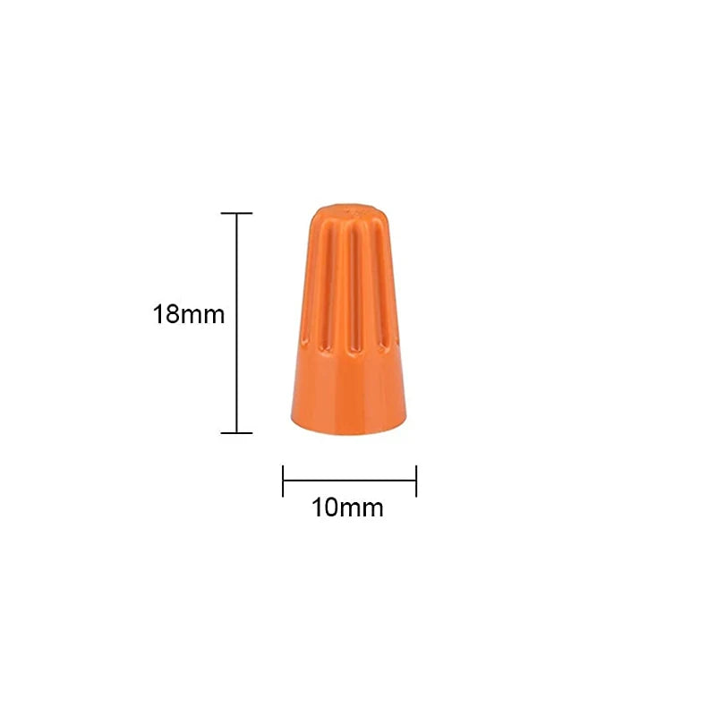 100Pcs~25pcs P1 P2 P3 P6 Colorful Wire Caps Electrical Connectors Screw Terminals With Spring Insert Twist Nuts Caps Connection