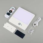 4000mAh Motion Sensor LED Ceiling Light USB Rechargeable LED Light with Remote Control, Smart Sensor Light 3-Color Lamp