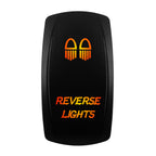 12V-24V Orange Led Rocker Switch Waterproof 20A Amber Light SPST DPDT Toggle Key for Car Boat ATV Camper Motorhome Auto Machine