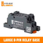 LANBOO Relay 12V 24V/AC 220V AC Voltage Coil High Quality General Purpose Micro Mini Relay with Socket Base 8pin/14pin