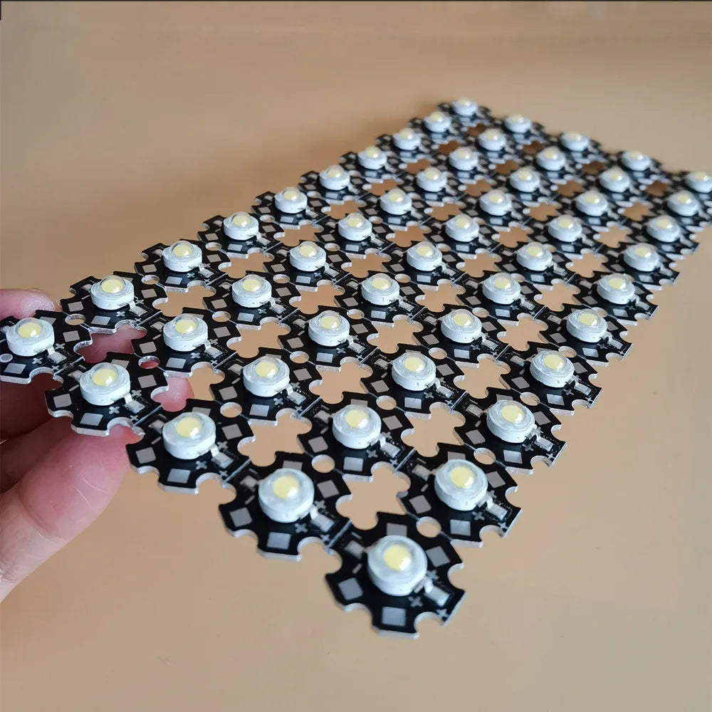 10pcs 1W 3W High Power Warm White/Cool White/Natural White/Red/Green/Blue/Royal Blue IR LED with 20mm Star PCB