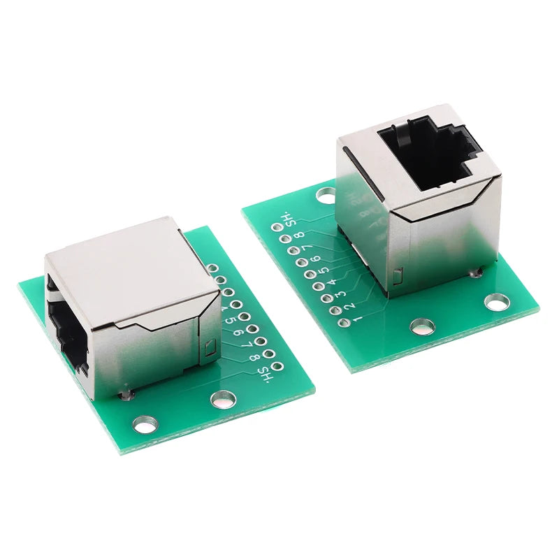 10Pcs/1Pcs RJ45 Adapter Board To XH2.54 Modular Ethernet Connector Adapter Network Interface + Breakout Board + Pin Header