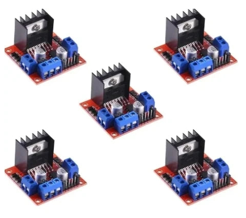 1-100pcs Mini L298N DC Motor Driver, MX1508 Mini Dual Channel 1.5A 2 Way PWM Speed Controller Dual H-Bridge Replace Stepper