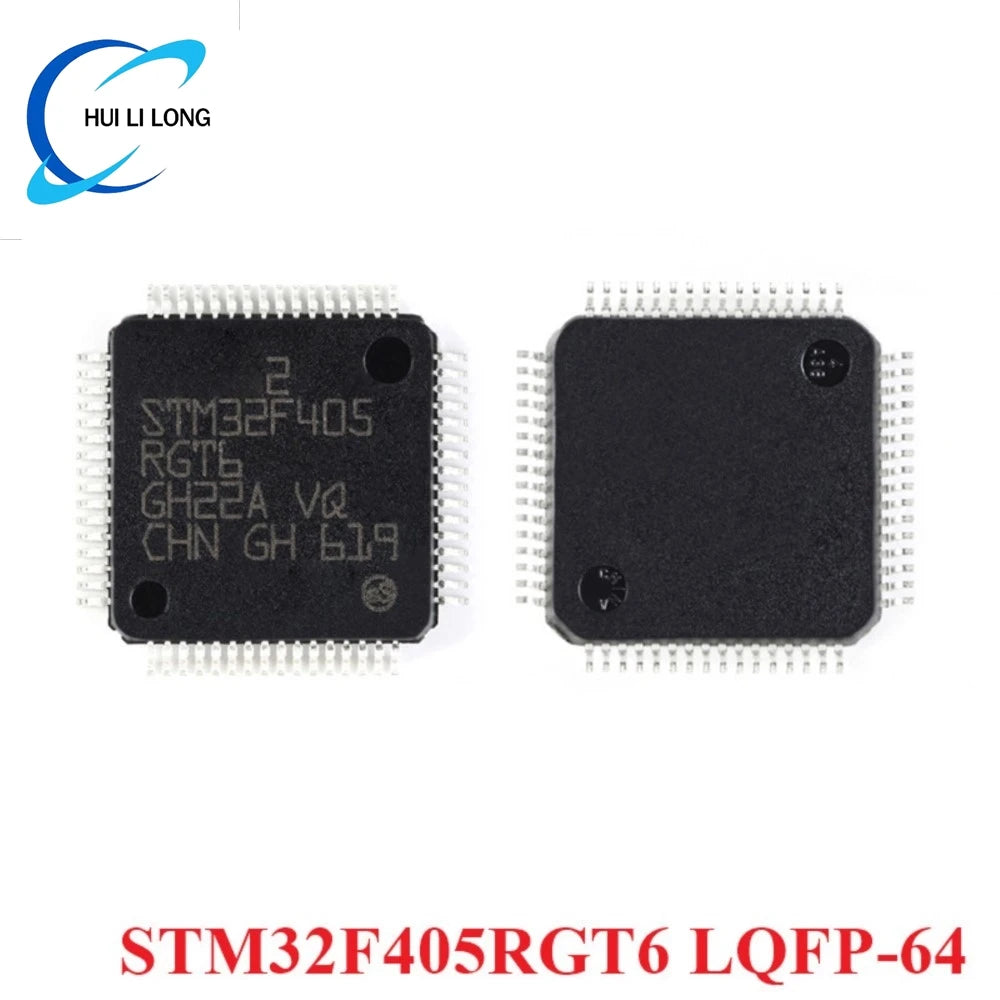 5pcs/1pc STM32F405RGT6 STM32F405 STM32F STM32 F405RGT6  LQFP-64 ARM Cortex-M4 32-bit Microcontroller MCU Chip IC Original New