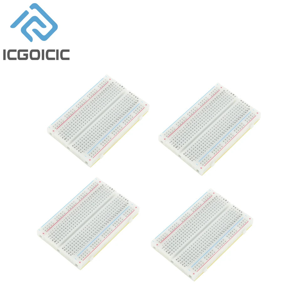1-10pcs 400 Tie Points Solderless PCB Breadboard Mini Universal Test Protoboard DIY Bread Board for Bus Test Circuit Board