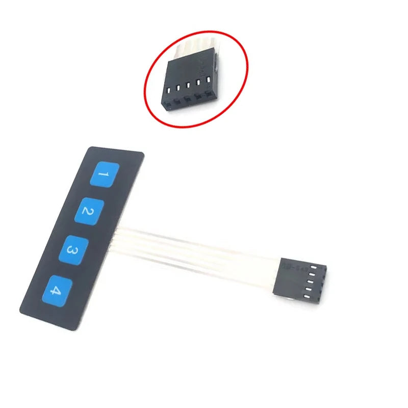 1X4 Matrix Keyboard For Arduino Array Module 16 Key Membrane Switch Expansion Keypad Panel 1*4 Control Microprocessor AVR