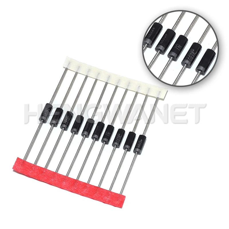 10pcs 1N5349B Power Zener Diode 5W 12V High Energy Absorption Voltage Stabilization Component for Electronics