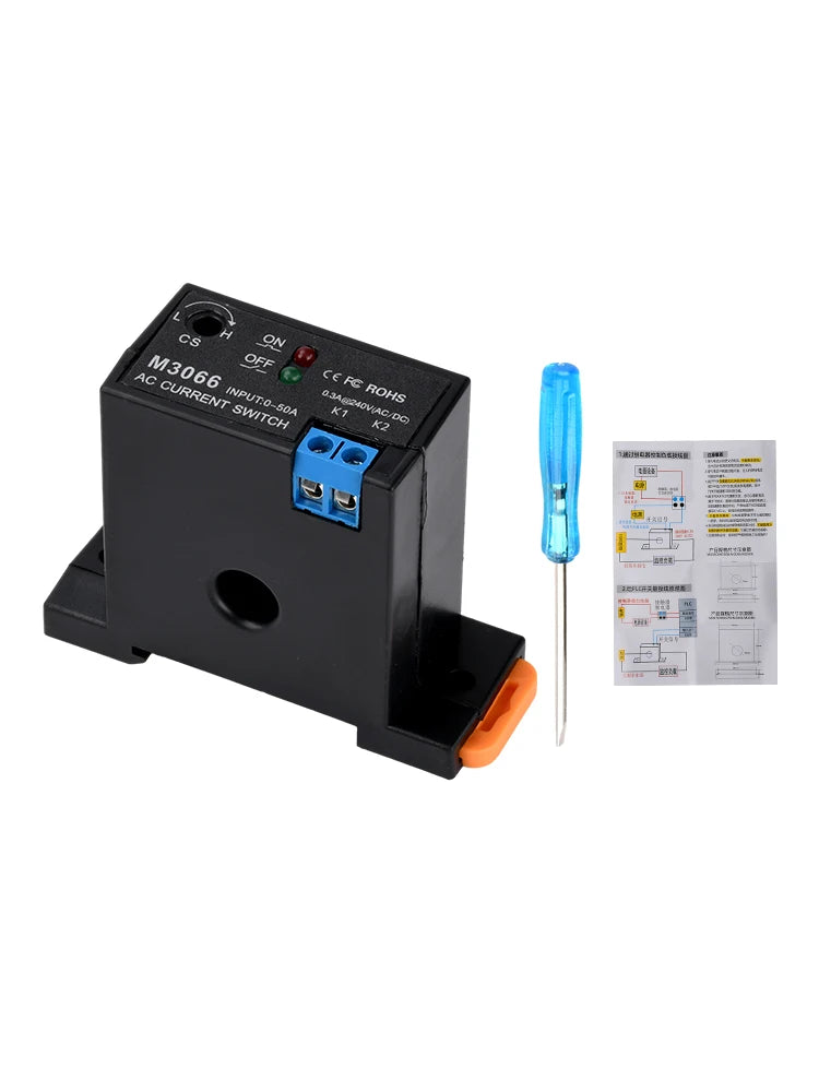 M3050 M3056 M3060 M3066 AC Current Sensing Switch Self-Powered Sensing Switch Induction Relay Power Supply