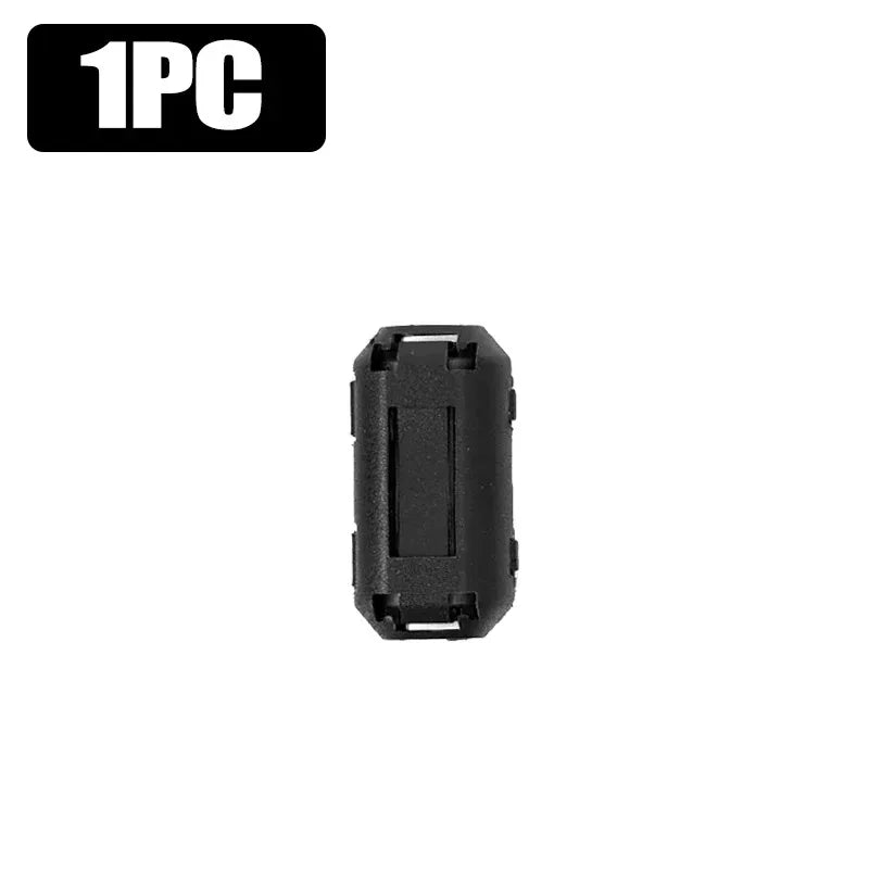 Ferrite Core Noise Suppressor Filter Ring Cable Clamp RFI Noise Filter Magnetic Clips For Computers Hard Disks Audio Equipment