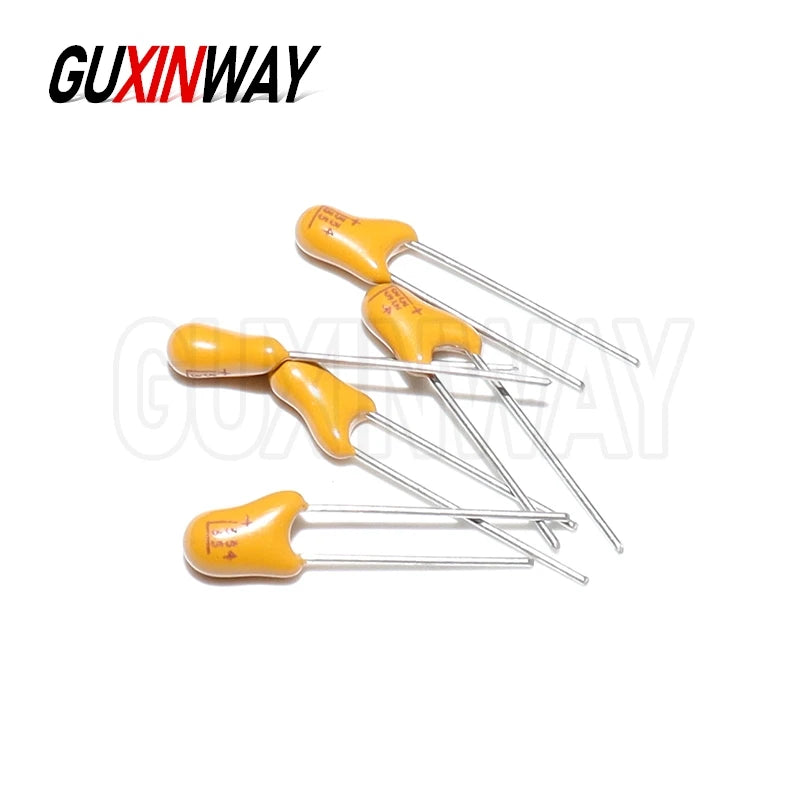 5PCS 10V 16V 25V 35V 50V Tantalum Capacitor 1UF 2.2UF 3.3UF 4.7UF 10UF 22UF 33UF 47UF 100UF 220uF 0.1uF 0.22uF 0.47uF 0.68uF DIP