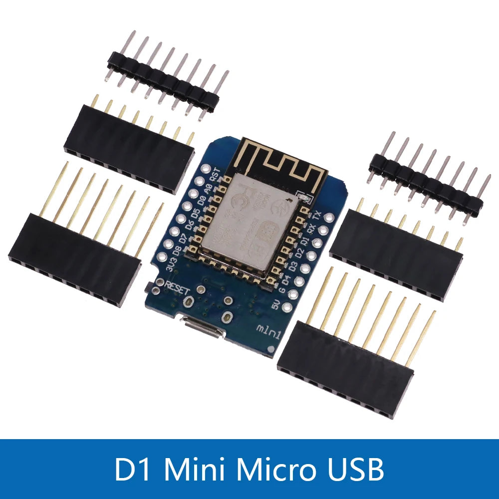 ESP8266 D1 Mini Pro V3.0 Wifi Development Board Nodeu WS2812 RGB DHT11 DHT22 AM2302 Relay DS18B20 BMP180 Motor For Wemos Diy Kit