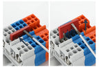 1PCS FBS 10-5 Jumpers 2/3/4/5/10 Seat PT ST 2.5 mm FBS2-5//FBS3-5/FBS4-5 DIN Rail Terminal Block Accessories Plug-In Bridge