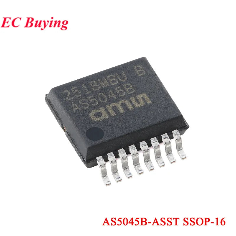 10Pcs/1pc AS5600 AS5047P AS5048A AS5040 AS5045 AS5045B AS5145B AS5047D MT9101ET Magnetic Rotary Position Sensor Encoder IC Chip