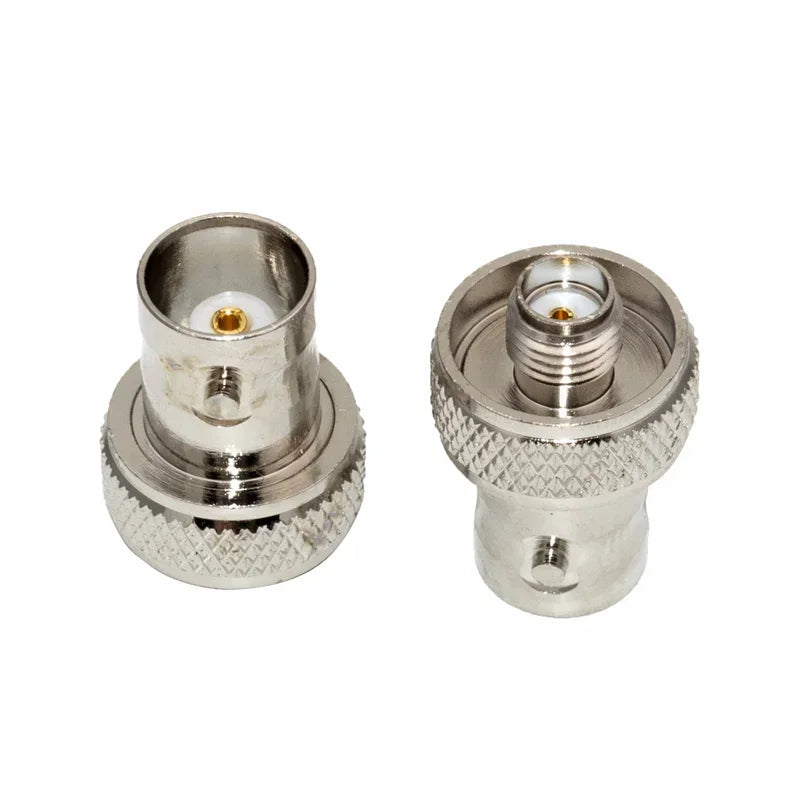 5/20/100PCS Coaxial RF BNC Female to Sma Female Connector Nickel Plated Adapter Antenna Adapters for Radio Walkie-talkie