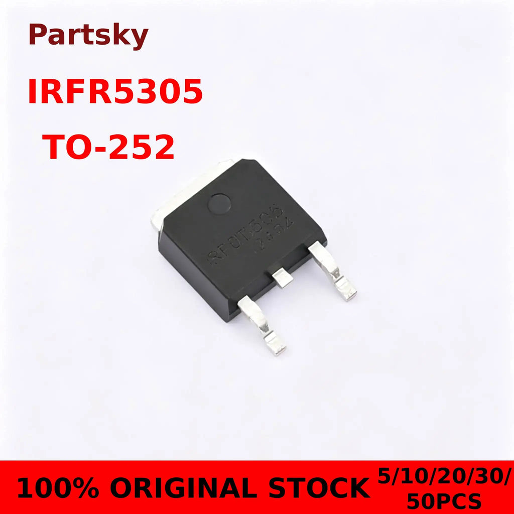 5/10/20/30/50PCS NEW IRFR5305TRPBF IRF5305 FR5305 IRFR5305PBF TO-252 P-channel MOSFET Chip IC New Original IN STOCK
