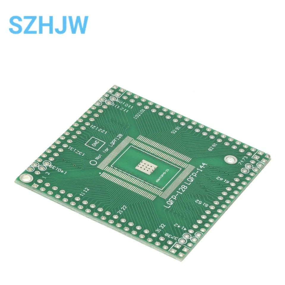 5pcs QFP/EQFP TQFP/LQFP144/128 Strips into DIP CPU Empty Board Transfer Board FPGA