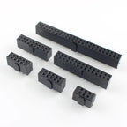 10pcs 2.54mm Pitch Female Header Strip 6/10/14/16/20/26/34/40/50 Pin Dual Straight DIP Polarizing Key Connector 6P 10P 40P 50P