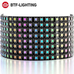 WS2812B RGB 16x16 8x32 Pixel Panel Screen 1-5 Pcs 256 Pixels WS2812B ECO Individually Addressable Digital Flexible Programmed 5V