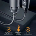12AWG Car Cigarette Lighter Plug Cable, American Extension Cable To Sae Cable, SAE Cable Power Cord