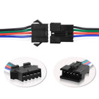 5-50 Pairs Male/Female JST SM Connector 15cm 2Pin 3Pin 4Pin 5Pin 6Pin Wire Cable For WS2812B SK6812 WS2811 RGBW LED Strip Driver