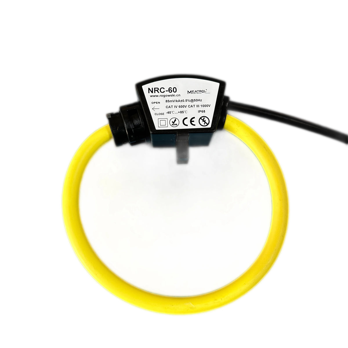 With 4 rings Three Phase Industrial Rogowski Coil Flexible Current Transformer 0.5% Accuracy Current Sensors