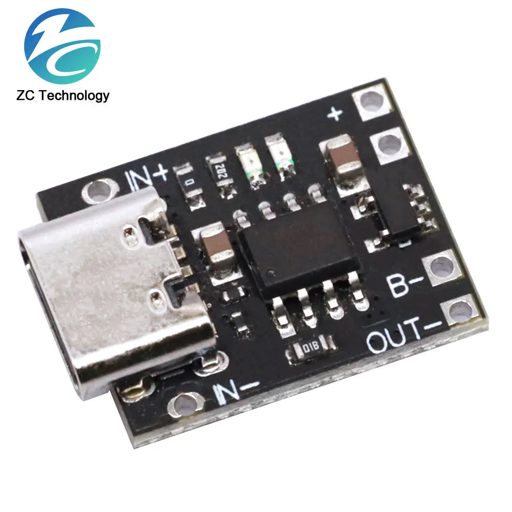 Mini Lithium Battery Charging Module 1A Charging Board TP4056 Module 18650 Charger TYPE-C Interface