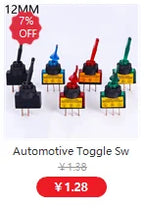 5Pcs ON-OFF-ON  ON-ON3 PIN/6PIN 2/3 Position Mini Latching Toggle Switch AC 125V/6A 250V/3A MTS-102 MTS-103 MTS-202 MTS-203